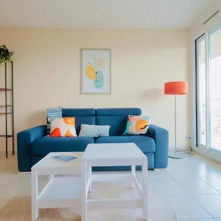 L'Escale Azur - Apt 2 Prs - Vue Mer Et Cap D'Antibes * Antibes